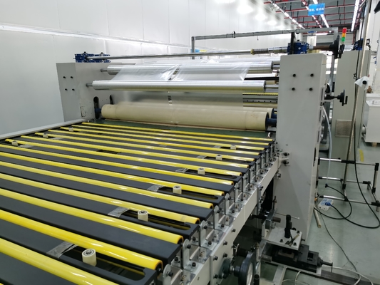 Máquina de revestimento por película de alta eficiência para laminação de espessura de 0,03-2 mm com controlo PLC