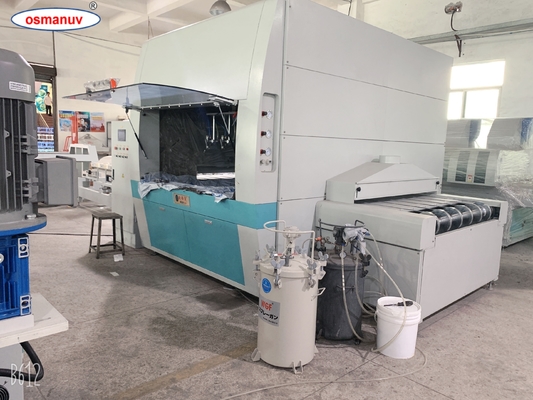 Para placas de aço, borda de silicato de cálcio Dispositivo de revestimento de pulverização automática de pulverização de diâmetro para largura efetiva do revestimento