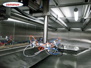 Máquina de preenchimento semiautomática de tinta de pulverização Tecnologia avançada para revestimento superior com a máquina de revestimento de pulverização