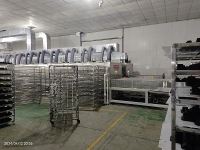 Equipamento de secagem a vácuo de microondas de 1 a 10 T/h de capacidade com 95% de redução de água