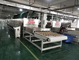 Secador de vácuo de microondas de 9 etapas para embalagens industriais