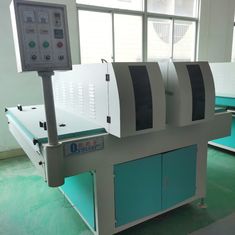 Máquina de cura UV de duas lâmpadas de economia de energia eficiente e rápida para folha de borradura de revestimento UV
