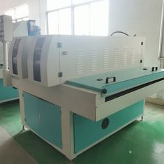 Máquina de cura UV de duas lâmpadas de economia de energia eficiente e rápida para folha de borradura de revestimento UV