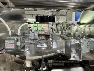 Linha de produção de secagem por microondas de tinta à base de água Servo motor