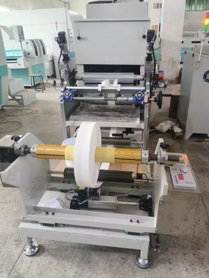 Máquina de revestimento de raspagem profissional de 400 mm 0.1-10m/min Reenrolamento automático