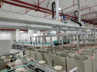 Máquina de revestimento por rotação 24 Estação de trabalho para tigelas Prevenção de fugas
