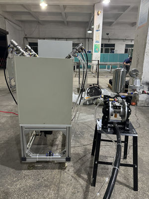 Taiyuan Changyuan bico usado máquina de revestimento de moldagem de celulose com 110kg de peso e 400 * 400 * 500 mm sala de pulverização