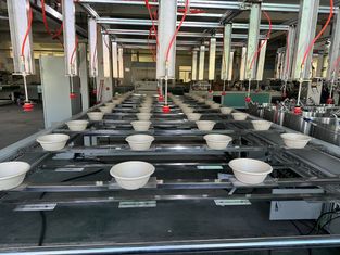 Equipamento de revestimento por rotação de alta barreira à prova de óleo e à prova d'água para embalagens alimentares