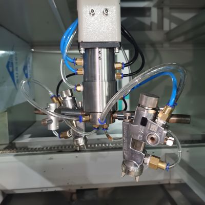 Linha de revestimento de pulverização por ultra-som de precisão com pulverização e controle de temperatura e umidade de várias estações