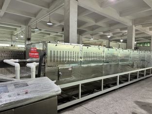 Fabricação Sustentável Projeto Eco-Consciente Máquina de Secagem de Microondas de 14 Etapas para Alimentos do Mar de Pulpa