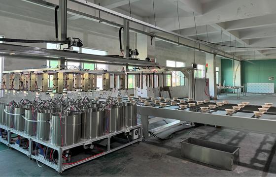 Revestidor de espinha personalizável de 24 estações de alto rendimento para revestimento de wafer industrial