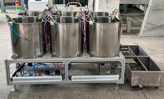 Tela de revestimento para embalagem de alimentos para água à prova de óleo quente Máquina de revestimento de seis estações para cana de açúcar de papel de bambu