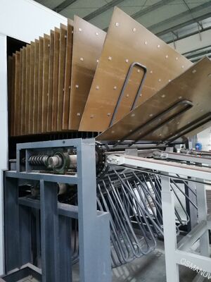 Heavy-Duty Folding Plate Turnover Machine for Plywood & MDF Lines – 180° Sheet Flipper with Customizable Arm Spacing