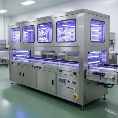 Máquina de esterilização UV Industrial para alimentos e embalagens