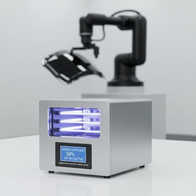 Sistema de Curagem de Reflexão UV de 38 por cento eficiente em termos energéticos para secagem de vernizes de plástico