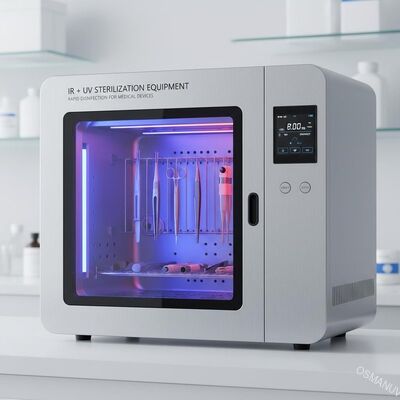 Equipamento de esterilização IR+UV com desinfecção rápida para dispositivos médicos