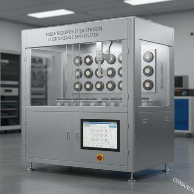 Revestidor de espinha personalizável de 24 estações de alto rendimento para revestimento de wafer industrial