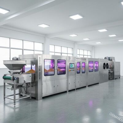 Linha de Produção de Secagem por Micro-ondas Multifuncional Personalizável para Esterilização e Desidratação Industrial com Economia de Energia