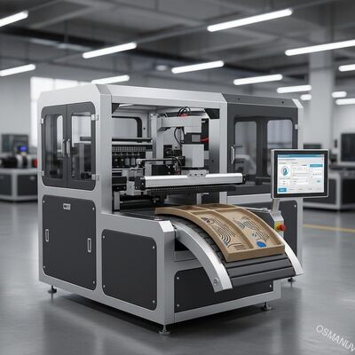 Impressora a jato de tinta industrial OnePass com configuração de parâmetros personalizável para impressão direta em superfícies curvas de moldagem de celulose