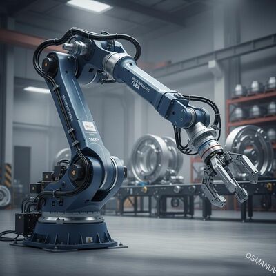 Manipulador de robôs industriais de 6 eixos de trabalho pesado com alto manuseio de carga útil alcance personalizável e flexibilidade de múltiplas aplicações