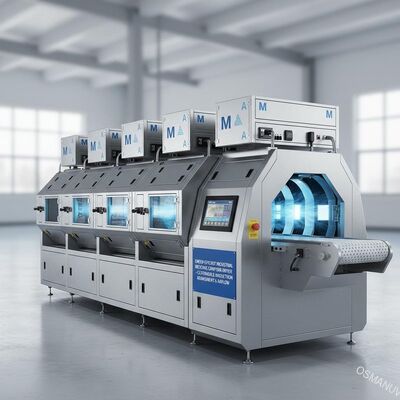 Eficiência energética CONVEYOR INDUSTRIAL DE MICRO-ONDAS SECADOR de micro-ondas Disponibilização e fluxo de ar de magnétron personalizável