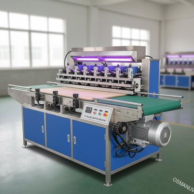 Máquina de revestimento uv de madeira do rolo da altura de 9KW 850mm com motor
