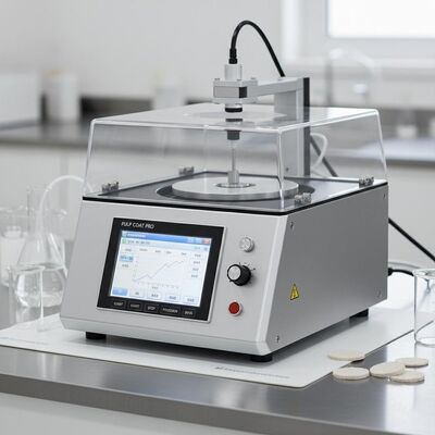Revestidora Centrífuga de Bancada para P&D de Moldagem de Polpa – Revestimento de Precisão e Aquisição de Dados para Amostras de Laboratório