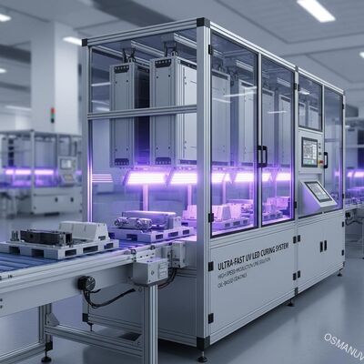 Sistema de cura UV LED ultrarrápido para revestimentos à base de óleo - Solução para linha de produção de alta velocidade