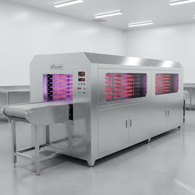 Túnel mais seco infravermelho do Ir da máquina dos raios ultravioletas para o hospital/alimento