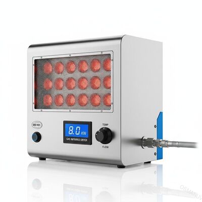Máquina de secagem do infravermelho do gás natural de ISO9001 8KW