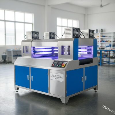 Máquina de cura UV 380V 50HZ do transporte da luz da dissipação de calor ISO9001