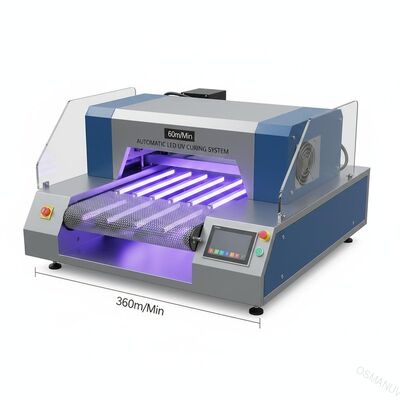 transporte de cura UV Mesh Width da máquina 360mm de 60m/Min Automatic Led