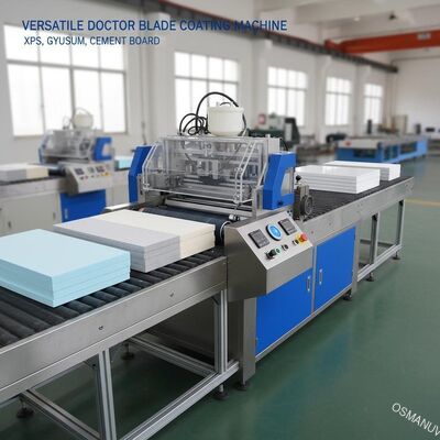 Máquina de revestimento versátil Doctor Blade para painéis compostos - XPS, gesso, placas de cimento