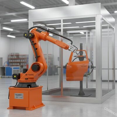 Sistema robótico automático ISO9001 alaranjado 380V 50HZ da pintura de pulverizador