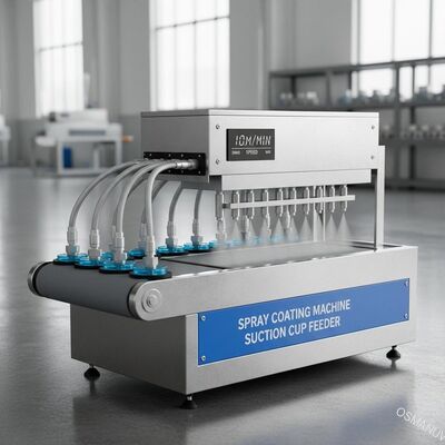 Alimentador 10M/Min da máquina de revestimento do pulverizador/copo da sução