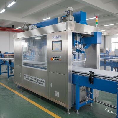 Máquina de revestimento automática do pulverizador para PLC, placa do silicato do cálcio do controle