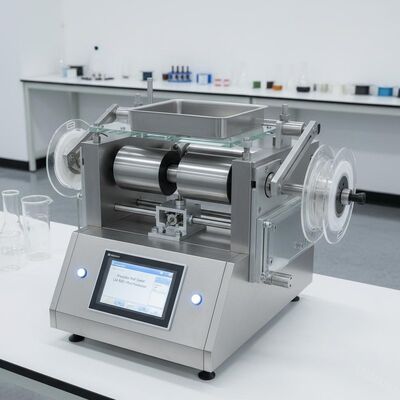 Máquina de revestimento de rolos de laboratório de precisão para investigação e desenvolvimento de materiais e produção piloto