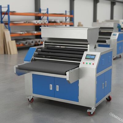 Máquina de revestimento de rolos durável de espessura uniforme para vários materiais