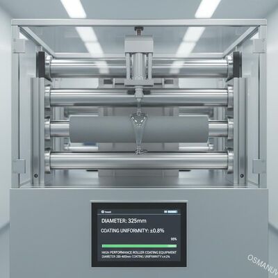 Equipamento de revestimento de rolos de alto desempenho Diâmetro 200-400 mm Uniformidade do revestimento ≤ ± 2%
