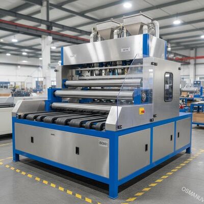 ISO9001 o metal plástico três da largura 1320mm rola a máquina de revestimento