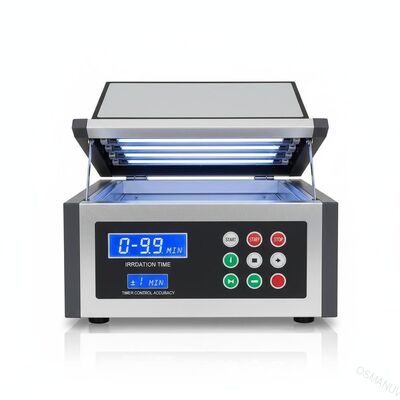 0-99min Tempo de irradiação Aparelho de exposição UV com precisão de controlo do temporizador ±1min