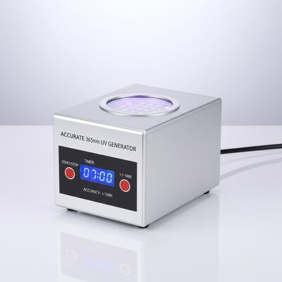 Gerador de luz UV de comprimento de onda de 365 nm com precisão de controlo do temporizador ±1min