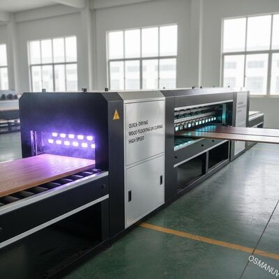 Rápido - madeira de secagem que pavimenta o equipamento de cura UV com a alta velocidade