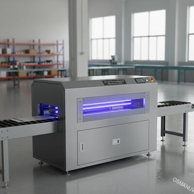 Laminado chapeie o diodo emissor de luz UV de 1.5mm que cura a largura da exposição da máquina 650mm para a impressão
