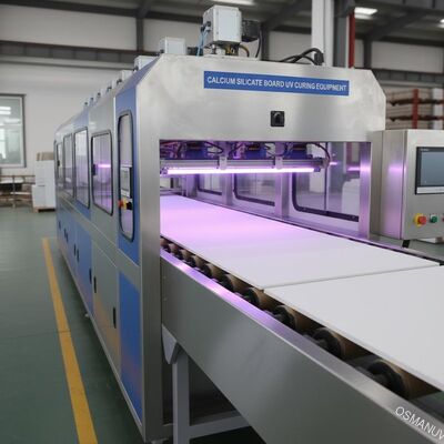 Equipamento de cura UV 3 da placa do silicato do cálcio - 10m/min