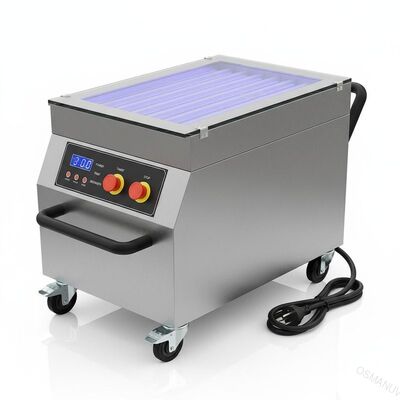 Máquina de cura leve uv móvel, máquina uv laminada do secador da placa