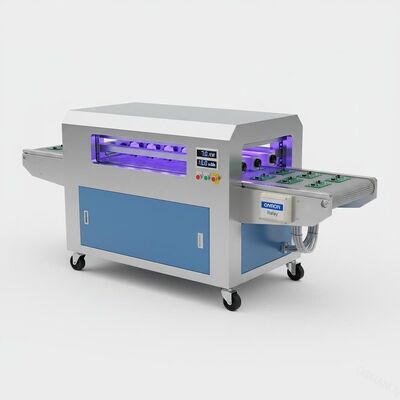 Máquina de cura UV de 7KW 10m/Min Omron Relay para placas de circuito