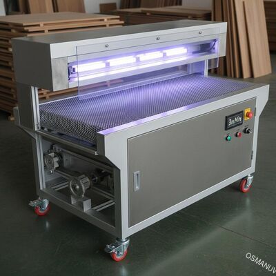 Máquina 3m/Min de Mesh Width Uv Floor Curing do transporte de W400mm