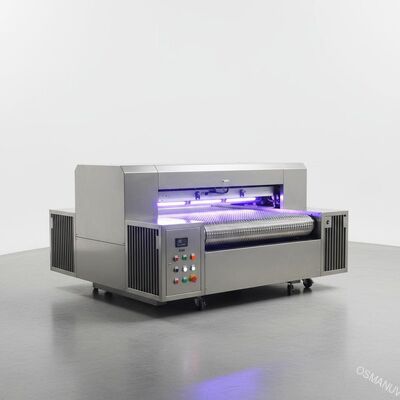 Assoalho uv grosso de 18KW 1.5mm que cura a máquina com  Mesh Belt