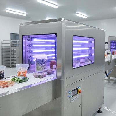 Túnel avançado de desinfecção UV para alimentos: solução integrada para linhas de produção transportadoras